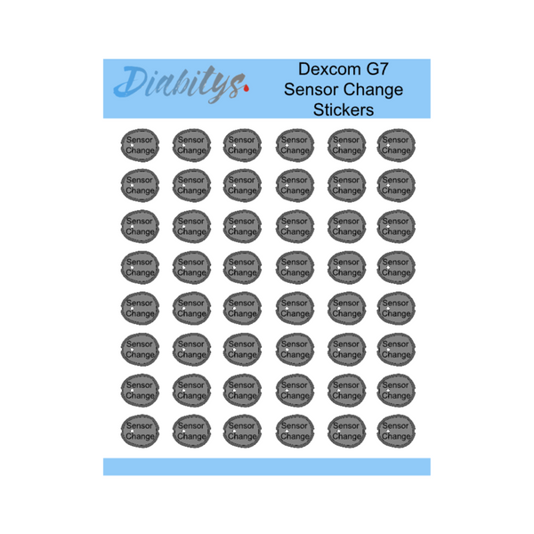 Dexcom G7 Sensor Change Planner Stickers