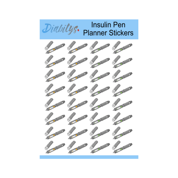 Insulin Pen Planner Sticker