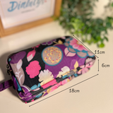 Diabetic Kit Bag - Purple Flowers