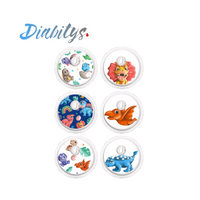 Freestyle Libre 3 Sensor 6 Pack Stickers - Baby Dinos