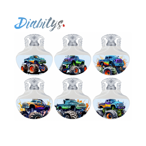 Guardian 4 CGM 6 Pack Stickers - Monster Trucks