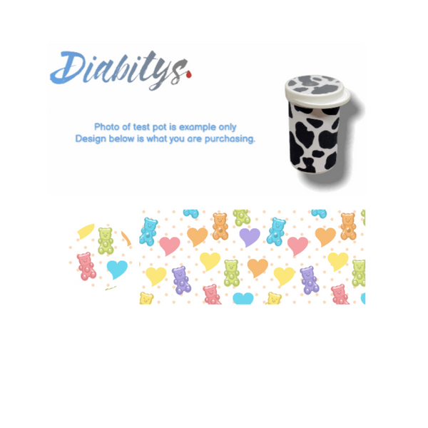Genteel Lancing Device Sticker - Gummy Bears Dots