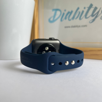 Type One Medical ID Apple Watch 38/40/41mm Slim Silicone Strap - Midnight Blue