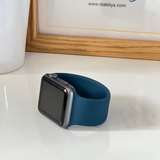 Type One Medical ID Apple Watch 42/44/45mm Silicone Loop Strap - Abyss Blue