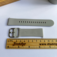 Type One Medical ID Fossil Silicone Watch Strap - Grey