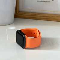 Type One Medical ID Apple Watch 38/40mm Silicone Strap - Papaya