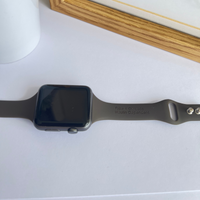 Type One Medical ID Apple Watch 42/44/45mm Slim Silicone Strap - Dark Olive