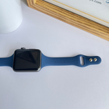 Type One Medical ID Apple Watch 42/44/45mm Slim Silicone Strap - Horizon Blue
