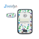 Dexcom G6 Receiver Sticker & 1 Transmitter Sticker - Baby Dinos