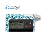 Dana RS Insulin Pump Sticker - Blue Rose