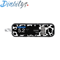Contour Next USB Glucose Meter Sticker - Cow Print
