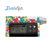 Dana RS Insulin Pump Sticker - Abstract Leaves