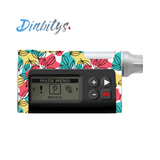 Dana RS Insulin Pump Sticker - Abstract Leaves