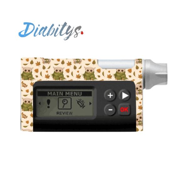 Dana RS Insulin Pump Sticker - Autumn Owl