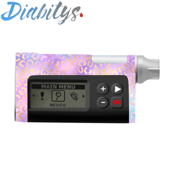 Dana RS Insulin Pump Sticker - Iridescent Leopard