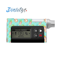 Dana RS Insulin Pump Sticker - Sloth & Balloons