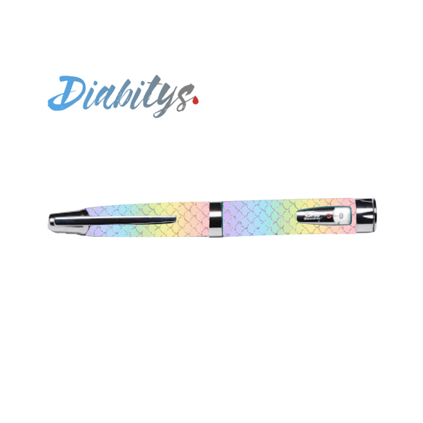 Humapen Luxura Lilly Insulin Pen Sticker - Rainbow Mermaid