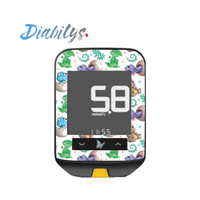 Freestyle Optium Neo Glucose Meter Sticker - Baby Dinos