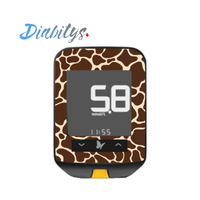 Freestyle Optium Neo Glucose Meter Sticker - Giraffe