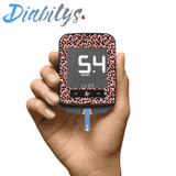 Freestyle Optium Neo Glucose Meter Sticker - Pink Leopard