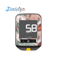 Freestyle Optium Neo Glucose Meter Sticker - Tropical Boho