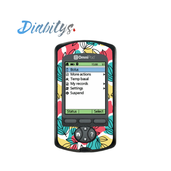Omnipod PDM Sticker - Abstract Leaves