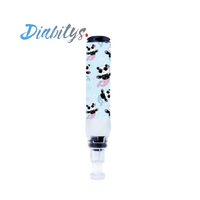 Genteel Lancing Device Sticker - Panda Mermaid Blue