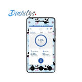 Omnipod Dash PDM Sticker - Panda Mermaid Blue