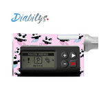 Dana RS Insulin Pump Sticker - Panda Mermaid Pink