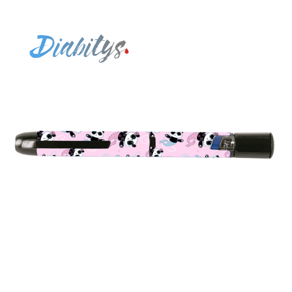 InPen Insulin Pen Sticker - Panda Mermaid Pink