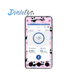 Omnipod Dash PDM Sticker - Panda Mermaid Pink